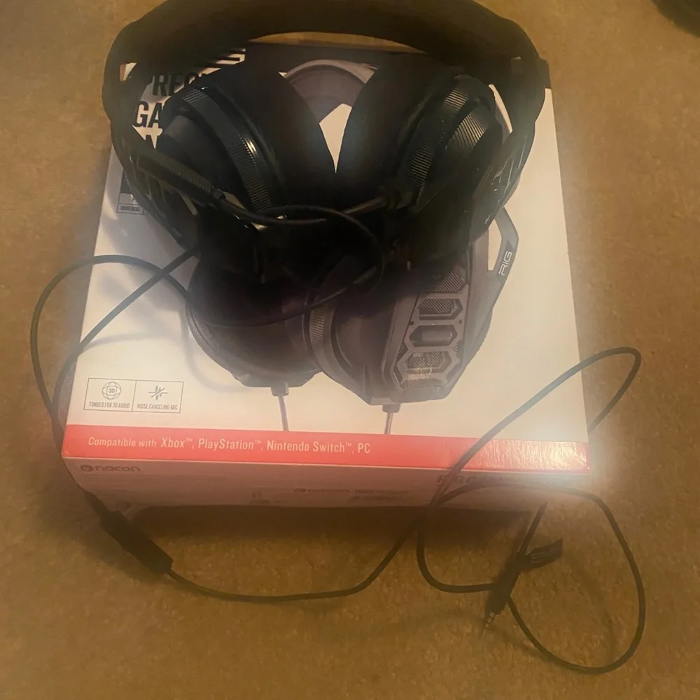Rig precision game audio and chat headphones 400 HC